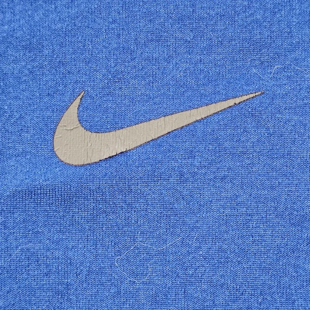 Nike Dri-Fit Legend Blue Short Sleeve Performance T-Shirt Men's L